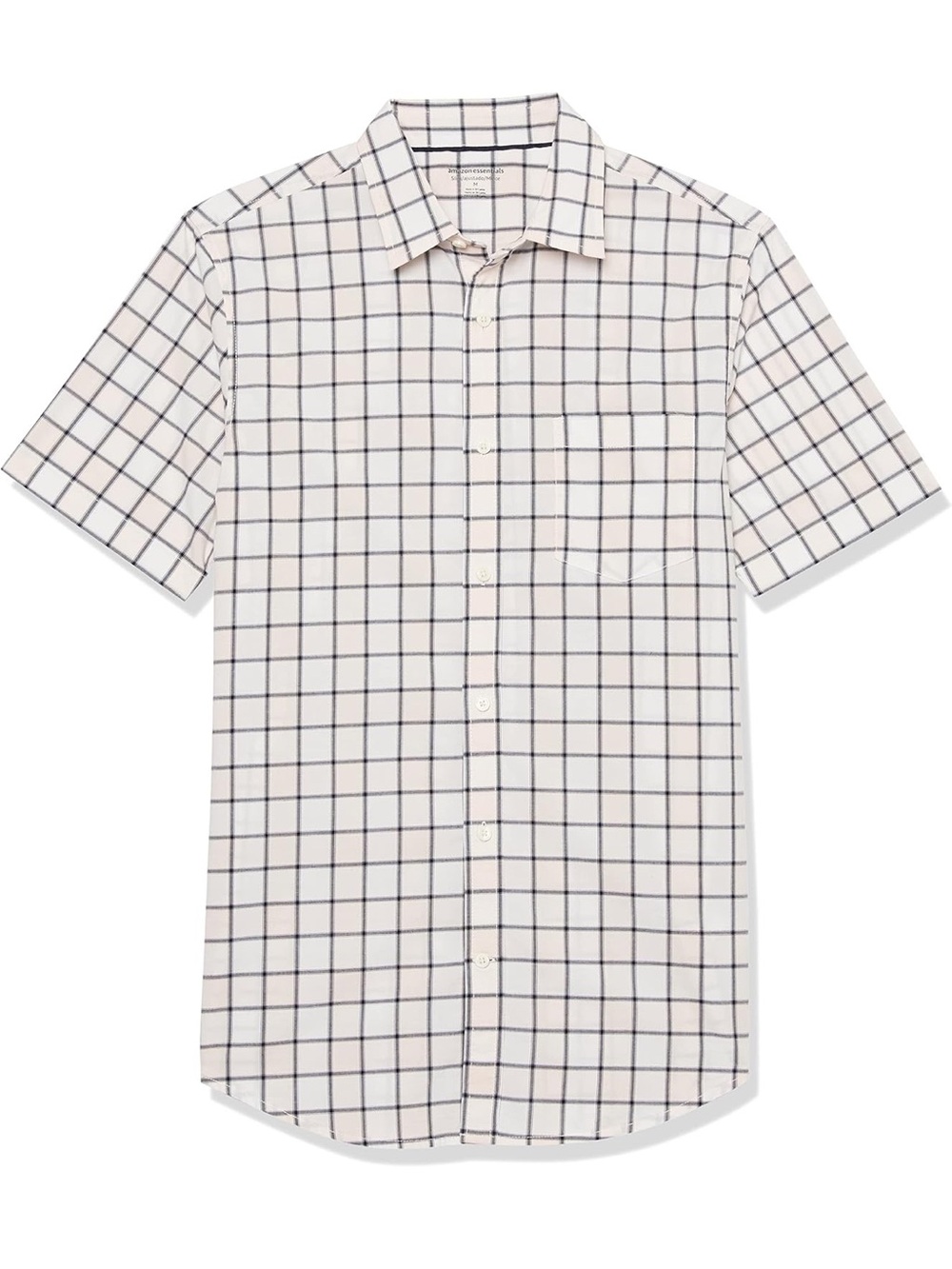 Amazon Essentials Men's Slim-Fit Short-Sleeve Poplin Shirt Size XL NWT